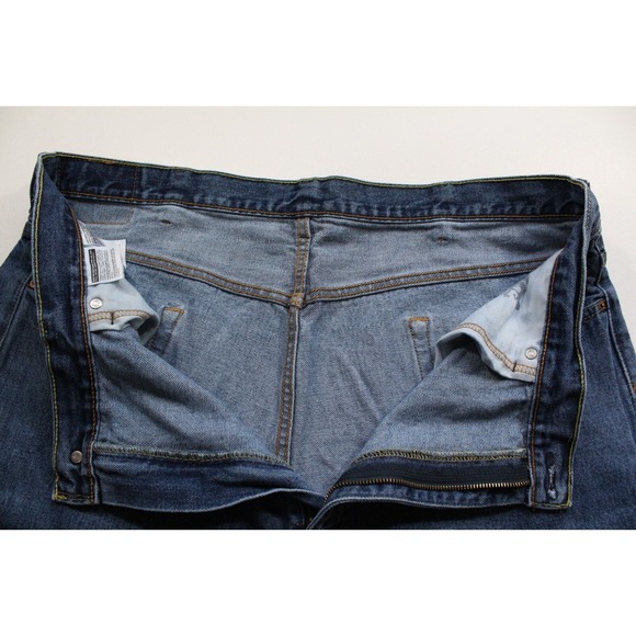 Levi's 550 Men's Jeans Size 42x31 (Tag 42x32) Blue Denim Relaxed Fit Levi Pants - Picture 4 of 12